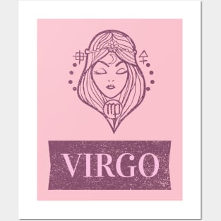 Zodiac Virgo Sign Posters and Art